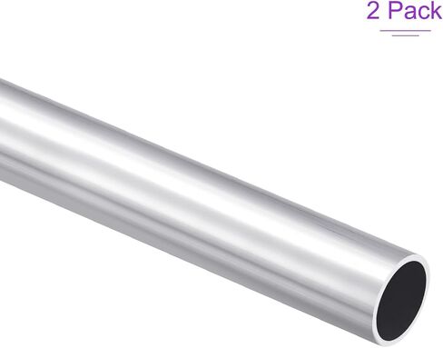 DMiotech 2Pack (8mm OD x 6mm ID) 6063 Aluminum Round Tube 200mm Length Industry Metal Tubing for Machinery Frame Construction DIY Projects in Saudi Arabia