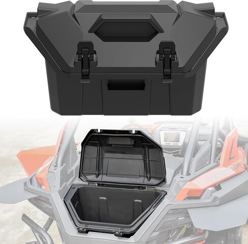 Rear Cargo Box for RZR PRO 20-24, UTV 42 QT Water Resistant Rear Cargo Storage Box for Polaris RZR Turbo R/PRO XP 4 LE 2020-2024 Accessories (OEM #2883752) in Saudi Arabia