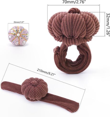 Wrist Pin Cushions, Sewing Needle Cushion kit with 1Pcs Elastic Strap Finger Ring Pincushions, Adjustable Strap Handcraft Needles Holder for Sewing and Quilting. (Peru) in Saudi Arabia