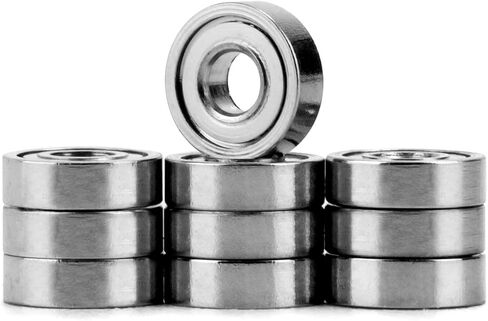 XIKE 1.5x4x2 مم محمل كروي مصغر مزدوج الأخدود العميق، مطاط مزدوج مختوم (10 قطع) in Saudi Arabia