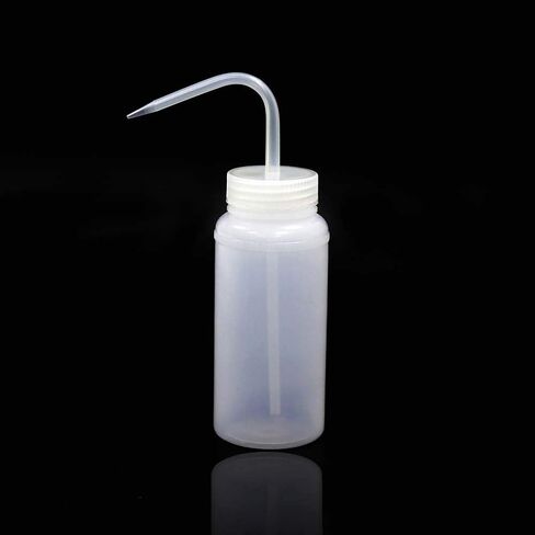 6pcs of Wide Mouth Unitary Wash Bottles, Vol.500ml 17oz, LDPE Bottle with PP Draw Tube, LVM008 in Saudi Arabia