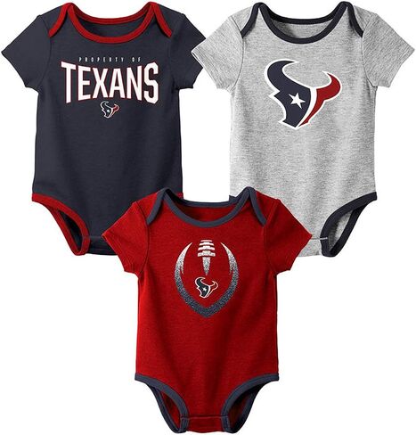 Outerstuff NFL Newborn Infants Nowstalgic Icon 3 Piece Creeper Bodysuit Set in Saudi Arabia