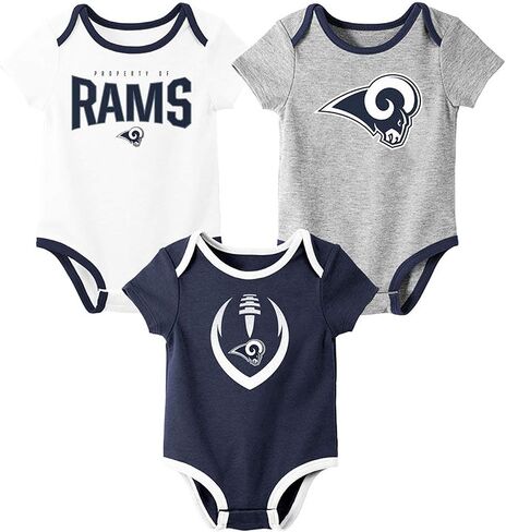 Outerstuff NFL Newborn Infants Nowstalgic Icon 3 Piece Creeper Bodysuit Set in Saudi Arabia