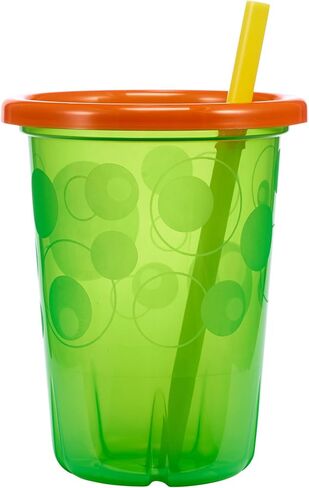 أكواب الأطفال الصغار Take & Toss من ذا فيرست ييرز - أكواب للأطفال الصغار مقاومة للانسكاب وآمنة للاستخدام في غسالة الأطباق - مستلزمات تغذية الأطفال الصغار - 10 أونصة - 4 قطع in Kuwait