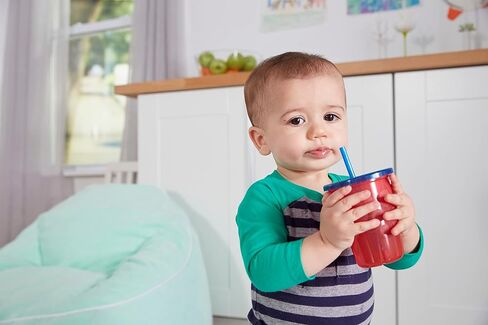 أكواب الأطفال الصغار Take & Toss من ذا فيرست ييرز - أكواب للأطفال الصغار مقاومة للانسكاب وآمنة للاستخدام في غسالة الأطباق - مستلزمات تغذية الأطفال الصغار - 10 أونصة - 4 قطع in Kuwait