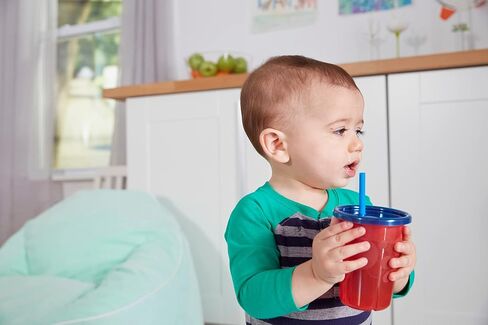 أكواب الأطفال الصغار Take & Toss من ذا فيرست ييرز - أكواب للأطفال الصغار مقاومة للانسكاب وآمنة للاستخدام في غسالة الأطباق - مستلزمات تغذية الأطفال الصغار - 10 أونصة - 4 قطع in Kuwait