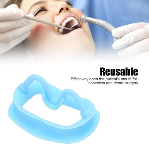 2pcs Dental Mouth Bite Internal Mouth Opener, Silicone Cheek Retractor Reusable Portable Dental Mouth Opener for Oral Inspection (Pink) in Saudi Arabia