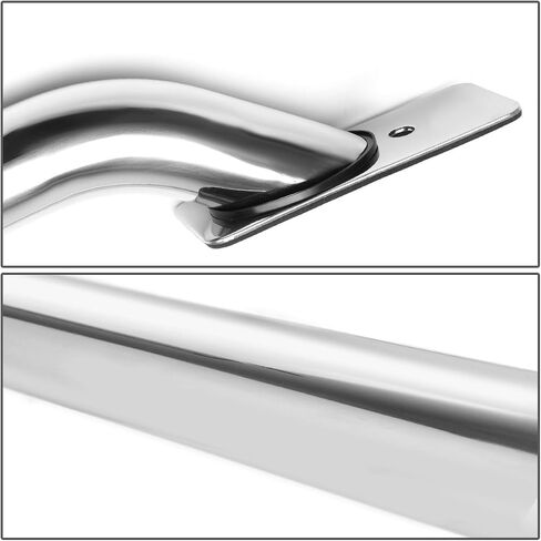 DNA MOTORING RAIL-009-SS Pair of Truck Bed Rails for 14-17 Silverado Sierra 5.5ft Bed,Metallic in Saudi Arabia