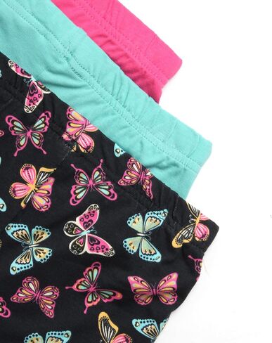 Real Love Girls' Active Shorts Set - 6 Piece Fashion T-Shirts and Performance Bike Shorts - Summer Outfit for Girls (7-16) in Saudi Arabia