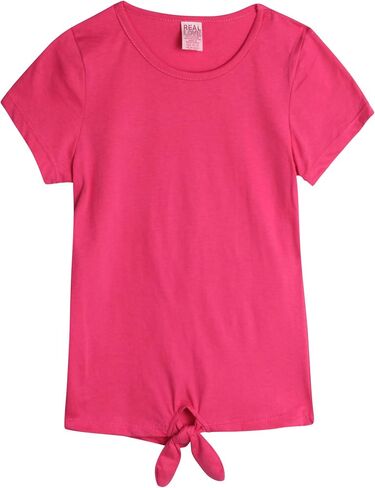 Real Love Girls' Active Shorts Set - 6 Piece Fashion T-Shirts and Performance Bike Shorts - Summer Outfit for Girls (7-16) in Saudi Arabia
