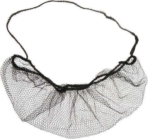 Hedume 200 Pack Disposable Nylon Honeycomb Royal Beard Protector Nets, Beard Covers Protector, Elastic Beard Net (Black) in Saudi Arabia