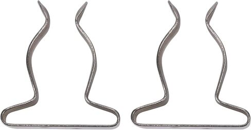 Amarine Made 4 Pack of Stainless Steel Boat Hook Spring Clamp Holder Bracket Clip, Marine Spring Clip (9823S: I.d. 5/8" to 1") in Saudi Arabia