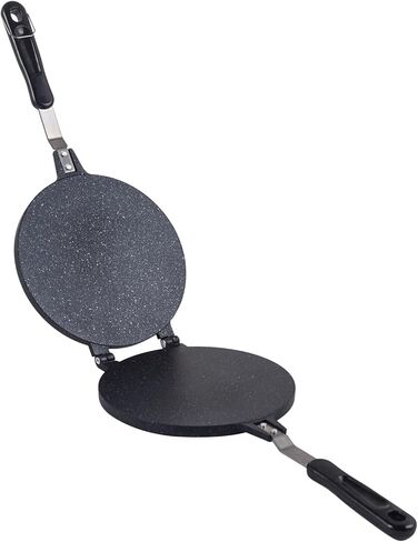 برينسا بارا تورتيلا دي هارينا، 7.5 بوصة كوماليس بارا لا استوفا دي تيفلون تورتيليرا ميكسيكاناس بارا هاسر تورتيلا تشاباتي دي مايز واي روتي، موقد علوي، صانع كويساديلا، ضغط وطباخ حديد الزهر in Kuwait