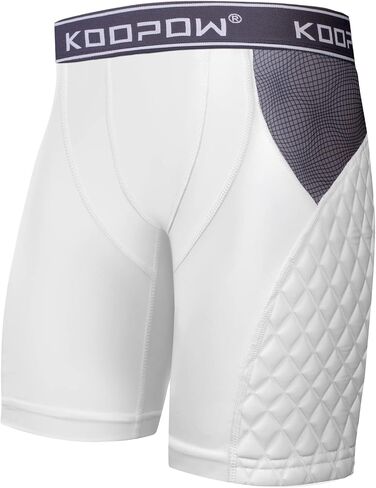 Boys' Sliding Shorts Youth Padded Slider Shorts Sliding Pads with Cup Pocket for Baseball, Football, Lacrosse, Hockey in Kuwait
