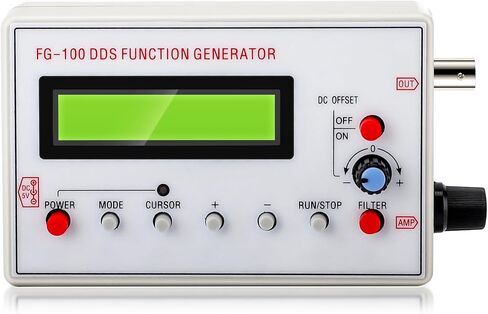 مولد وظيفة Gugxiom FG 100 DDS، عداد DDS، تردد جيبي 1 هرتز - 500 كيلو هرتز، مقياس مولد مصدر العداد، يستخدم لمعامل معايرة وقت المسح الضوئي in Saudi Arabia