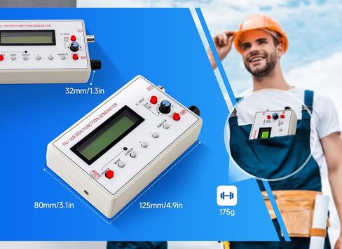 مولد وظيفة Gugxiom FG 100 DDS، عداد DDS، تردد جيبي 1 هرتز - 500 كيلو هرتز، مقياس مولد مصدر العداد، يستخدم لمعامل معايرة وقت المسح الضوئي in Saudi Arabia