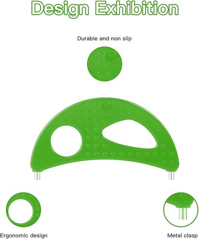 أداة الهلال متوافقة مع قطع غيار عصارة جاك لالان CL003AP E1188 E1189 MT1000 (أخضر) in Kuwait