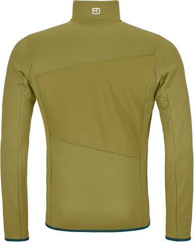 Ortovox Men’s Fleece Grid Jacket, High Alpine Jacket, Merino Wool for Skiing in Saudi Arabia
