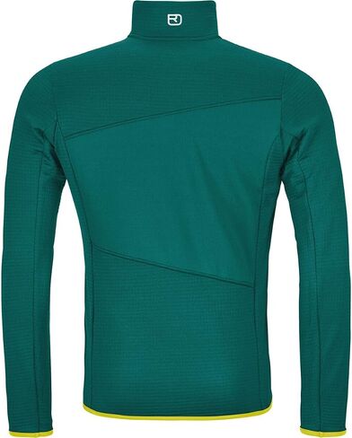 Ortovox Men’s Fleece Grid Jacket, High Alpine Jacket, Merino Wool for Skiing in Saudi Arabia