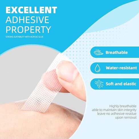 OK TAPE OKPore Transparent Surgical Tape, First-Aid Medical Hypoallergenic Tape, Latex Free, Pack of 12 Rolls, Size: 1“*10yds in Saudi Arabia