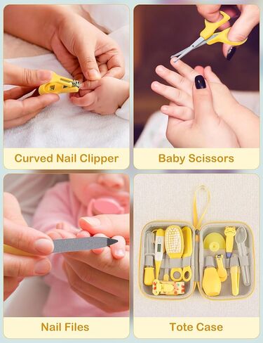 Baby Healthcare and Grooming Kit 15 in 1, Safe Baby Grooming Kit Newborn Girl Boy Essentials, Portable Baby Care Set Nursery Shower Gift for Infant Baby Registry Search (Blue) in Saudi Arabia