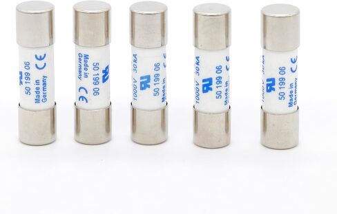 5 قطع رقمي متعدد السيراميك فيوز 10A 30KA 1000V سريع المفعول 10X38mm in Kuwait