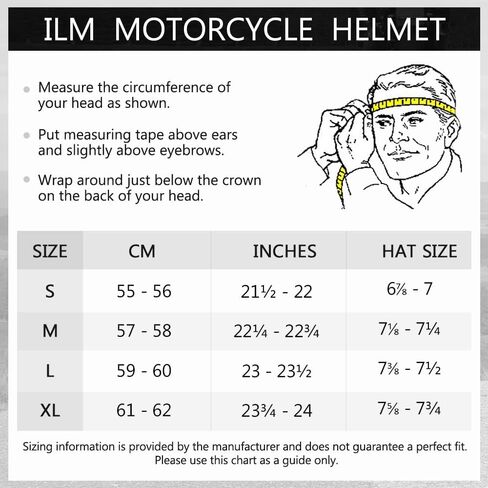 ILM Motorcycle Helmets Modular Dual Visor Flip-up Full Face Street Bike Racing Helmet DOT 5 Colors Model 808 (L, Matte Black) in Saudi Arabia
