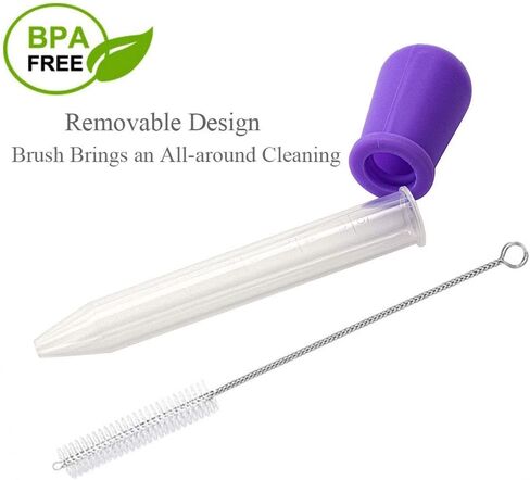 11 Pcs Eye Droppers for Kids - 5ml Silicone Plastic Pipettes Liquid Transfer Dropper for Crafts Science Water Play Candy Gummy Molds in Saudi Arabia