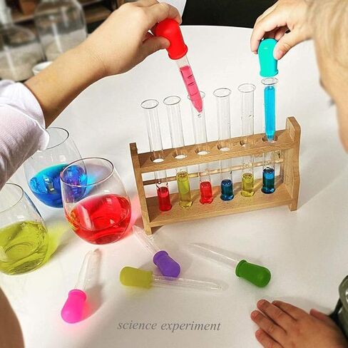 11 Pcs Eye Droppers for Kids - 5ml Silicone Plastic Pipettes Liquid Transfer Dropper for Crafts Science Water Play Candy Gummy Molds in Saudi Arabia
