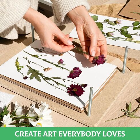 Blotting Paper for Flower Press, 20 Sheets Flower Press Paper Highly Absorbent and Reusable Blotter Paper for Flower Art A4 Size 8.26 x 11.4 inch in Saudi Arabia