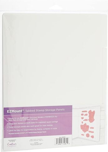 ألواح تخزين الطوابع المطاطية المبوبة 4/عبوة 8.5 بوصة × 11 بوصة- in Kuwait