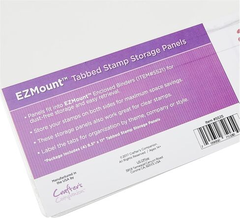 ألواح تخزين الطوابع المطاطية المبوبة 4/عبوة 8.5 بوصة × 11 بوصة- in Kuwait