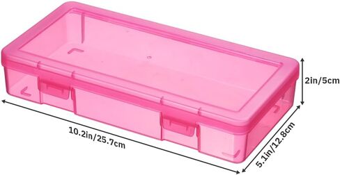 Organizing Container with Latching Lids,Stackable Plastic Empty Storage Boxes for Office,Lego,Crayon and Other Craft Projects (18 Pack-Clear) in Saudi Arabia