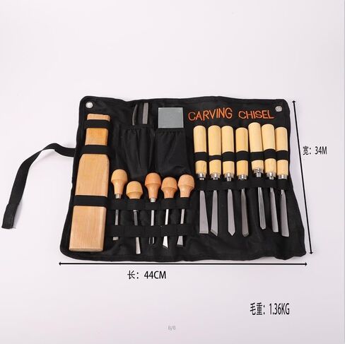 Fving Wood Carving Tools Set of 16, Chisels with Canvas Case,Gouges and Woodworking Chisel Set with Sharpening Stone and Wooden Blocks for Beginners Professionals, Wood Carving Kit in Saudi Arabia