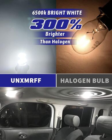 UNXMRFF - Super Bright 194 LED Bulb Amber/Yellow Canbus Error Free, T10 168 2825 W5W LED Bulbs for Interior Car Light Bulbs Dome Map License Plate Trunk Cargo Lights, (10PCS) in Saudi Arabia