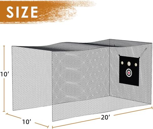 شبكة قفص مضرب البيسبول، شبكة قفص ضرب الكرة اللينة للبيسبول مع قطعة قماش مستهدفة، شبكة تدريب ضرب الكرة اللينة شديدة التحمل، شبكة حواجز رياضية للتدريب in Kuwait