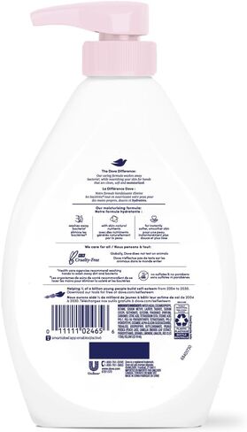 Dove Hand Wash Hygiene and Care For Hands White Peach and Tea Washes Away Bacteria and Locks In Moisture 18.5 oz 4 Count in Saudi Arabia
