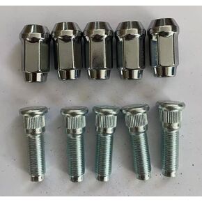 5pcs Front Wheel Lug Stud 610-569 1/2-20 0.627 in. Knurl 1.9 in. Length with 19mm Hex Lug Nuts Replacement for Jeep Wrangler JK, Wrangler, Liberty, Dodge Nitro in Kuwait