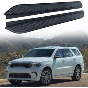 Fixed 2PCS Running Board fits Dodge Durango 2018-2025 Side Step Protect Bar Pedal Nerf Bars Accessories w/Brackets in Saudi Arabia