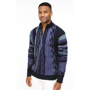 Stacy Adams Men’s Sweater Mélange Medley Full Patterned Design in Saudi Arabia