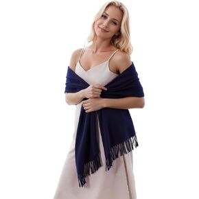 Women's Scarf Pashmina Shawls and Wraps,Cashmere Feel Blanket Scarves Fashion Scarf for Women Evening Shawl in Kuwait