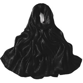 يلف شال جاكارد سيلكار للنساء ، سرق سهرة لللون الصلب العكسي in Kuwait