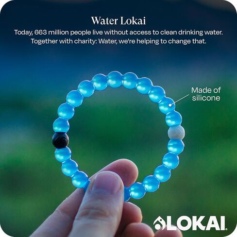 Lokai Bead Bracelets for Women & Men, The Cause Collection - Support Breast Cancer, Diabetes, Autism, & Alzheimer's Awareness - Animal Rescue & Mental Health Awareness Silicone Beaded Bracelet in Kuwait