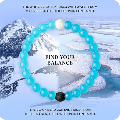 Lokai Bead Bracelets for Women & Men, The Cause Collection - Support Breast Cancer, Diabetes, Autism, & Alzheimer's Awareness - Animal Rescue & Mental Health Awareness Silicone Beaded Bracelet in Kuwait