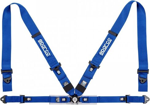 مجموعة تسخير SPARCO FIA 4 نقاط 04716M1AZ (اللون: الأزرق) in Saudi Arabia