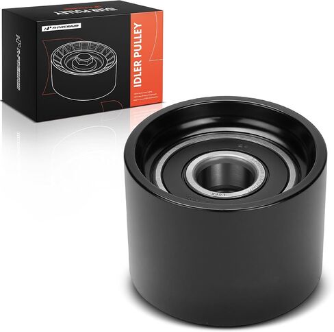 A-Premium Belt Idler Idler Pulley متوافقة مع Volvo VAH 2011-2019 ، VHD 2004-2008/2011-2020 ، VN 2004 ، VNL 2004-2009/2013 ، VNM 2004-2008/2013 ، VT 2006-2009 & Mack Granite 2018/2020-2023 ، GU7 ، GU8 ، in Saudi Arabia