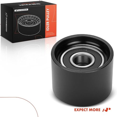 A-Premium Belt Idler Idler Pulley متوافقة مع Volvo VAH 2011-2019 ، VHD 2004-2008/2011-2020 ، VN 2004 ، VNL 2004-2009/2013 ، VNM 2004-2008/2013 ، VT 2006-2009 & Mack Granite 2018/2020-2023 ، GU7 ، GU8 ، in Saudi Arabia