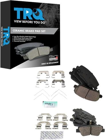 TRQ Brake Pads Ceramic Compatible with 2017-2019 Kia Cadenza in Saudi Arabia