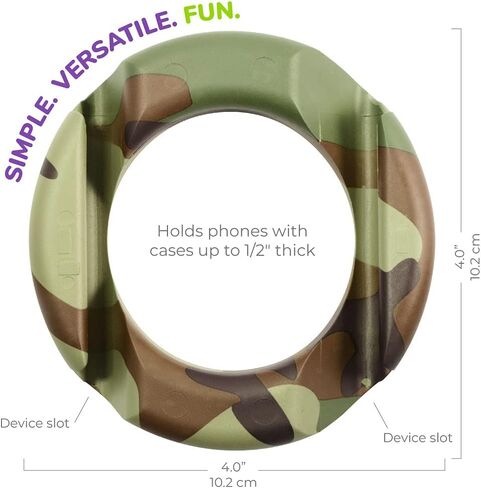 GoDonut Ultra Phone Stand - Portable Mount Accessory for Travel, Nightstand or Desk- Compatible with Tablet, iPhone & Most Smartphones – Skulls Pink in Kuwait