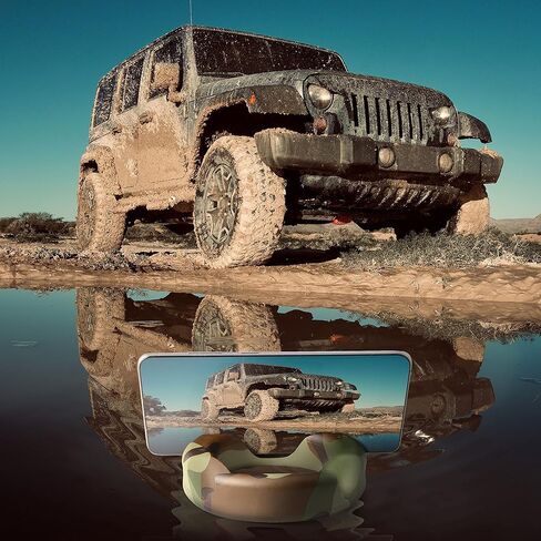 GoDonut Ultra Phone Stand - Portable Mount Accessory for Travel, Nightstand or Desk- Compatible with Tablet, iPhone & Most Smartphones – Skulls Pink in Kuwait